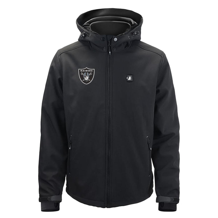 ActionHeat Las Vegas Raiders 5V Men's Softshell Battery Heated Jacket