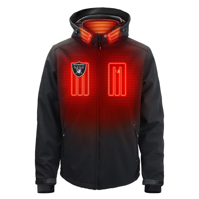 ActionHeat Las Vegas Raiders 5V Men's Softshell Battery Heated Jacket