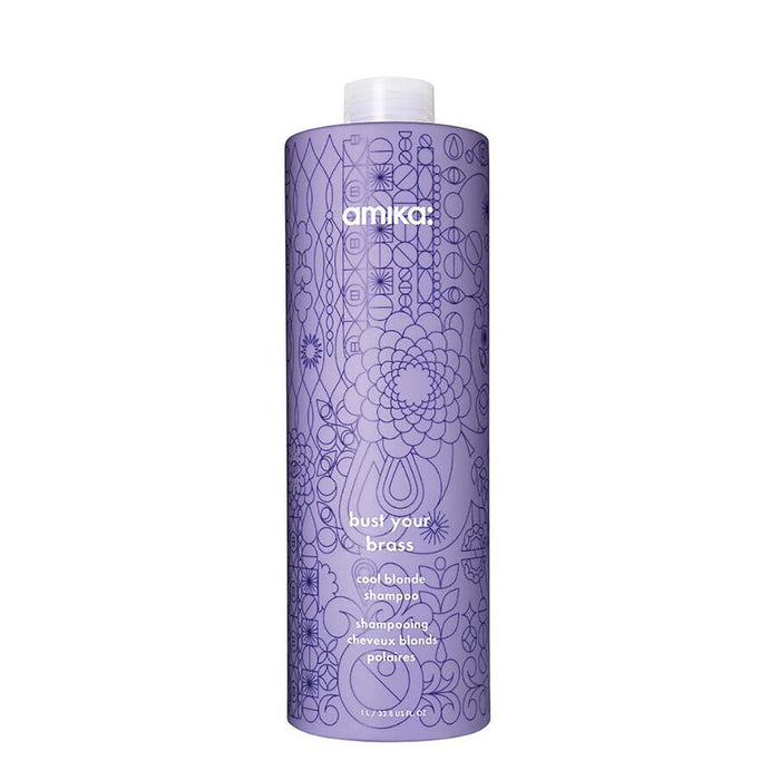 Amika Bust Your Brass Cool Blonde Shampoo 33.8 oz