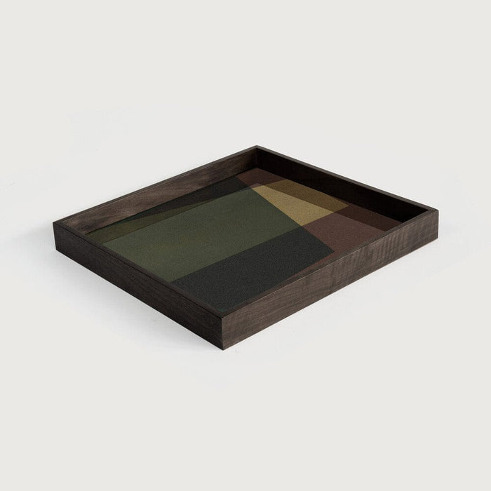 Petit plateau en verre Angle de Ethnicraft, 38 x 38 x 4 cm-3