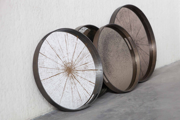 Plateau en verre Slice de Ethnicraft, Rond, 48 x 48 x 4 cm-2