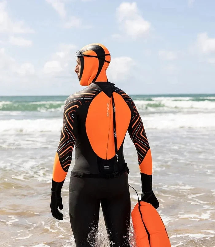Orca Wetsuit Hoods Hi-Vis Neoprene Hood - Orange