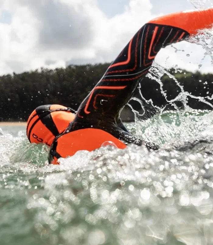 Orca Wetsuit Hoods Hi-Vis Neoprene Hood - Orange