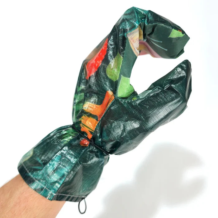 High Tail Designs - Ultralight Rain Mitts "Forest Mushroom" by Ash Ryan