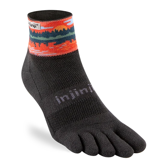 Injinji - Artist Designed Men's Mini-Crew Toe Socks - The Boundary Waters Collection