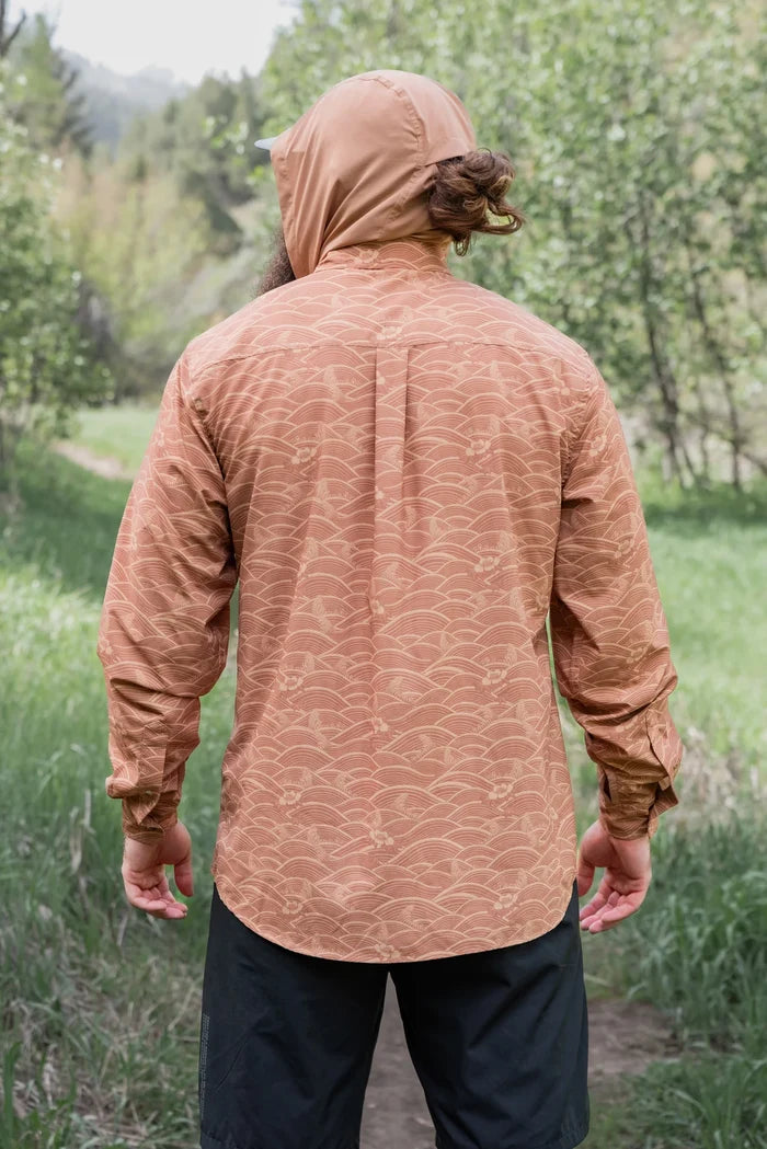 Jolly Gear - Triple Crown Button Down Long Sleeve - Golden Waves