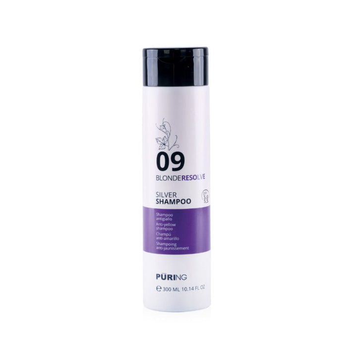 Puring Blonde Resolve Silver Shampoo Anti-Yellow Toning Shampoo 10.14 oz