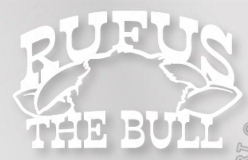 Rufus The Bull car decal