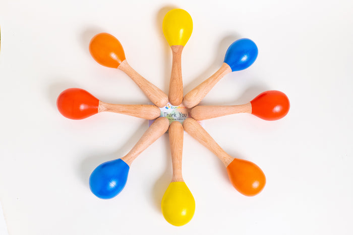 Wooden Maracas for Toddlers